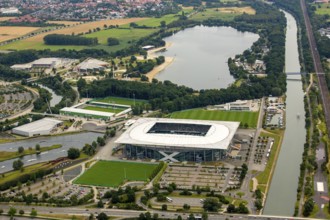Volkswagen Arena of VfL Wolfsburg, Bundesliga football club, Volkswagenwerk Wolfsburg, Lower