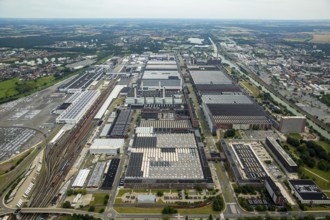 Volkswagenwerk Wolfsburg, Lower Saxony, Germany, Europe, aerial photo, birds-eyes view, aerial