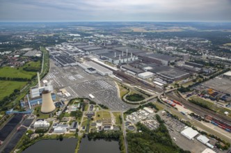 Volkswagenwerk Wolfsburg, Lower Saxony, Germany, Europe, aerial photo, birds-eyes view, aerial