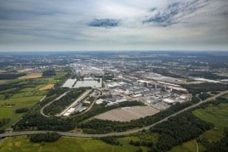Volkswagenwerk Wolfsburg, Lower Saxony, Germany, Europe, aerial photo, birds-eyes view, aerial