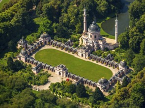 Red Mosque in the Turkish Garden, Schwetzingen Palace with Palace Garden, Schwetzingen,
