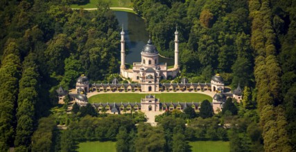 Red Mosque in the Turkish Garden, Schwetzingen Palace with Palace Garden, Schwetzingen,
