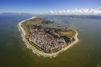 Location Norderney, West Island, Wadden Sea, aerial view, Norderney, North Sea, North Sea island,