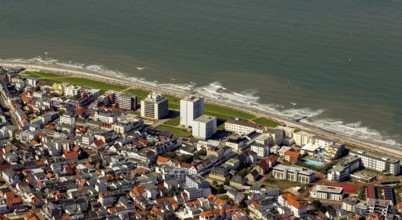 Aerial photo, Norderney, North Sea, North Sea island, East Frisian Islands, Lower Saxony, Germany,