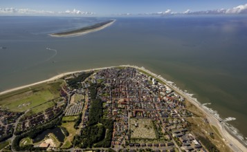 Location Norderney, West Island, aerial view, Norderney, North Sea, North Sea island, East Frisian