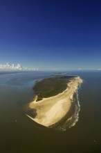 Wadden Sea, aerial view, Spiekeroog, North Sea, North Sea island, East Frisian Islands, Lower