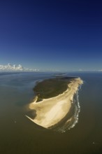 Wadden Sea, aerial view, Spiekeroog, North Sea, North Sea island, East Frisian Islands, Lower