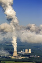 Lingen nuclear power plant, Lingen, Emsland, Lower Saxony, Germany, Lingen (Ems), Europe, aerial