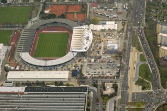 Eintracht Braunschweig stadium with west and east stands, Braunschweiger Turn- und Sportverein