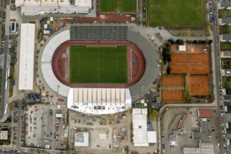 Eintracht Braunschweig stadium with west and east stands, Braunschweiger Turn- und Sportverein