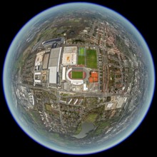 Eintracht Braunschweig stadium with west and east stands, Braunschweiger Turn- und Sportverein