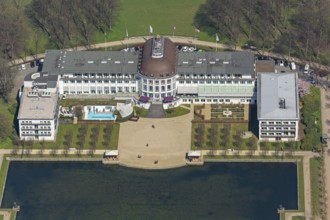 Park Hotel Bremen am Holter See, Bürgerpark, aerial photo, aerial photography of Bremen, Bremen,