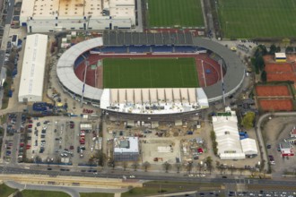 Eintracht Braunschweig stadium with west and east stands, Braunschweiger Turn- und Sportverein