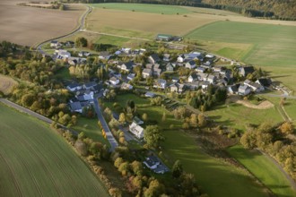 Hunsrück, Schwerbach, Saarland, Germany, Europe, Neunkirchen/Saar, aerial view, birds-eyes view,