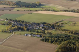Hunsrück, Schwerbach, Saarland, Germany, Europe, Sankt Ingbert, aerial photo, birds-eyes view,