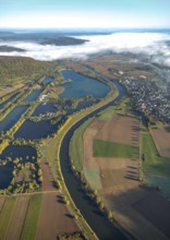 Aerial view, leisure centre Höxter-Godelheim, Godelheimer Straße, am Ziegenberg, district of