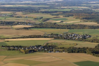 Hunsrück, Schwerbach, Saarland, Germany, Europe, Sankt Ingbert, aerial photo, birds-eyes view,
