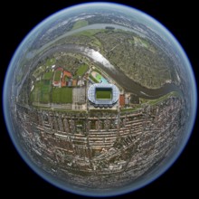 Weser stadium of SV Werder Bremen GmbH & Co. KGaA, Bundesliga, football club, solar roof, stadium