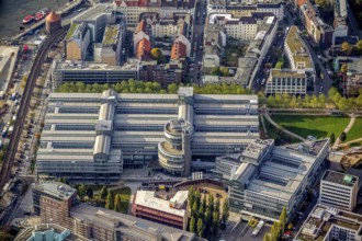 Gruner und Jahr publishing house, G+J, Stern editorial office, Baumwall, Hamburg, Germany, Europe,