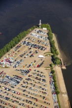 BLG AutoTerminal Hamburg, car loading in Hamburg harbour, car dump, Hamburg harbour, Elbe, Hamburg,