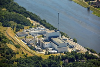 Geesthacht Energypark, Kernkraftwerk Krümmel GmbH, nuclear power plant on the Elbe, Geesthacht,
