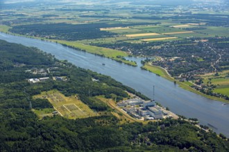 Geesthacht Energypark, Kernkraftwerk Krümmel GmbH, nuclear power plant on the Elbe, Geesthacht,