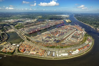 Container Port Hamburg, CTA, Container Terminal Altenwerder, Hamburg-Altenwerder, Port of Hamburg,