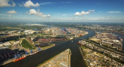 Container Port Hamburg, CTA, Container Terminal Altenwerder, Hamburg-Altenwerder, Port of Hamburg,