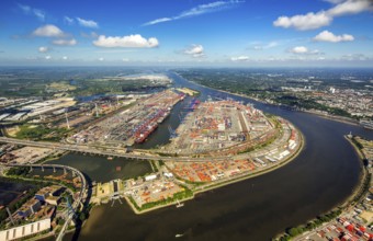 Container Port Hamburg, CTA, Container Terminal Altenwerder, Hamburg-Altenwerder, Port of Hamburg,