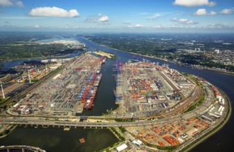 Container Port Hamburg, CTA, Container Terminal Altenwerder, Hamburg-Altenwerder, Port of Hamburg,
