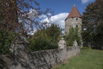 Defence defence tower of the third largest fortified church in Germany, built from 1461 to 1486,