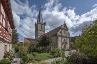 St. Mary's pilgrimage church, third largest fortified church in Germany, built from 1461 to 1486,