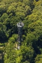 Schlossberg tower on the Schlossberg, Freiburg im Breisgau, Breisgau, Baden-Württemberg, Germany,