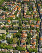 Residential buildings in Freiburg, Freiburg im Breisgau, Breisgau, Baden-Württemberg, Germany,