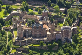 Heidelberg Castle, Heidelberg Castle, Heidelberg Castle Ruins, Heidelberg, Rhein-Neckar-Kreis,