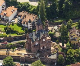 Villa an dere Neuen Schlossstraße, Heidelberg, Rhein-Neckar-Kreis, Baden-Württemberg, Germany,