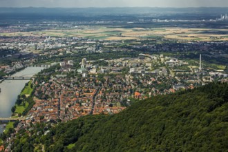 View of Heidelberg University, Heidelberg, Rhein-Neckar-Kreis, Baden-Württemberg, Germany, Europe,