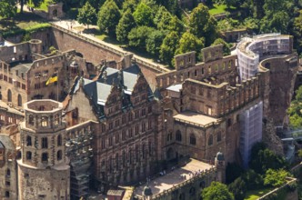 Heidelberg Castle, Heidelberg Castle, Heidelberg Castle Ruins, Friedrichsbau, Heidelberg,