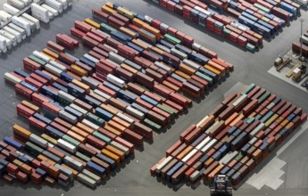 Container port, Waltershofer Hafen, container ships, Eurogate, Eurogate Container Terminal, Port of