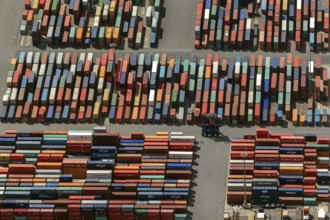 Container port, Waltershofer Hafen, container ships, Eurogate, Eurogate Container Terminal, Port of