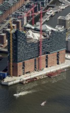 Speicherstadt, HafenCity, Elbe, Elbphilharmonie Hamburg am Kaiserkai, Hamburg harbour, Hamburg,