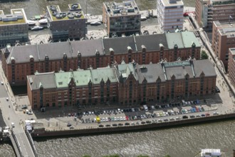 Speicherstadt, HafenCity, Elbe, Hamburg am Kaiserkai, Hamburg harbour, Hamburg, Germany, Europe,