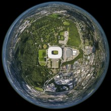 Imtech Arena, HSV Stadion, HSH Nordbank Arena, Hamburg, Bundesliga stadium, fisheye lens, fisheye,