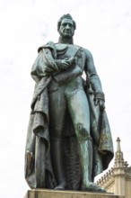 His father, Ernest I Duke of Saxony, Coburg and Gotha, statue, Ehrenburg Castle, Coburg, Upper