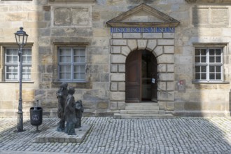 Historical Museum, entrance, Bayreuth, Upper Franconia, Franconia, Bavaria, Germany