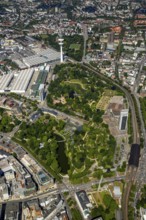 CCH - Congress Center Hamburg and Wallgrabenpark, Dammtordamm, Hamburg, Free and Hanseatic City of
