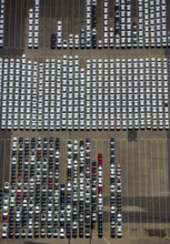 New car loading at Hansahafen, Unikai in Hamburg harbour, Hamburg harbour, Elbe, Hamburg, Free and