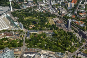 CCH - Congress Center Hamburg and Wallgrabenpark, Dammtordamm, Hamburg, Free and Hanseatic City of