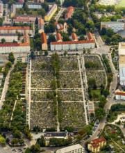 Cemetery Regensburg, Upper Catholic Cemetery Regensburg, row graves, military graves, Regensburg,