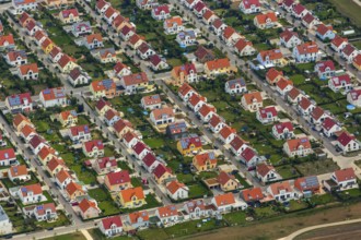 New development area, semi-detached houses, semi-detached house, residential property,